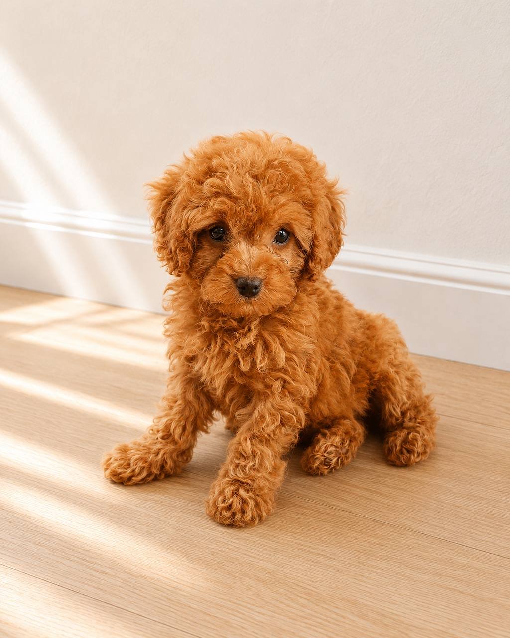 Maple, an available red female Toy Maltipoo puppy